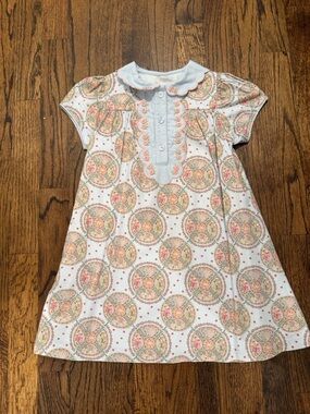 Faith Girl Dress - Blue Nativity